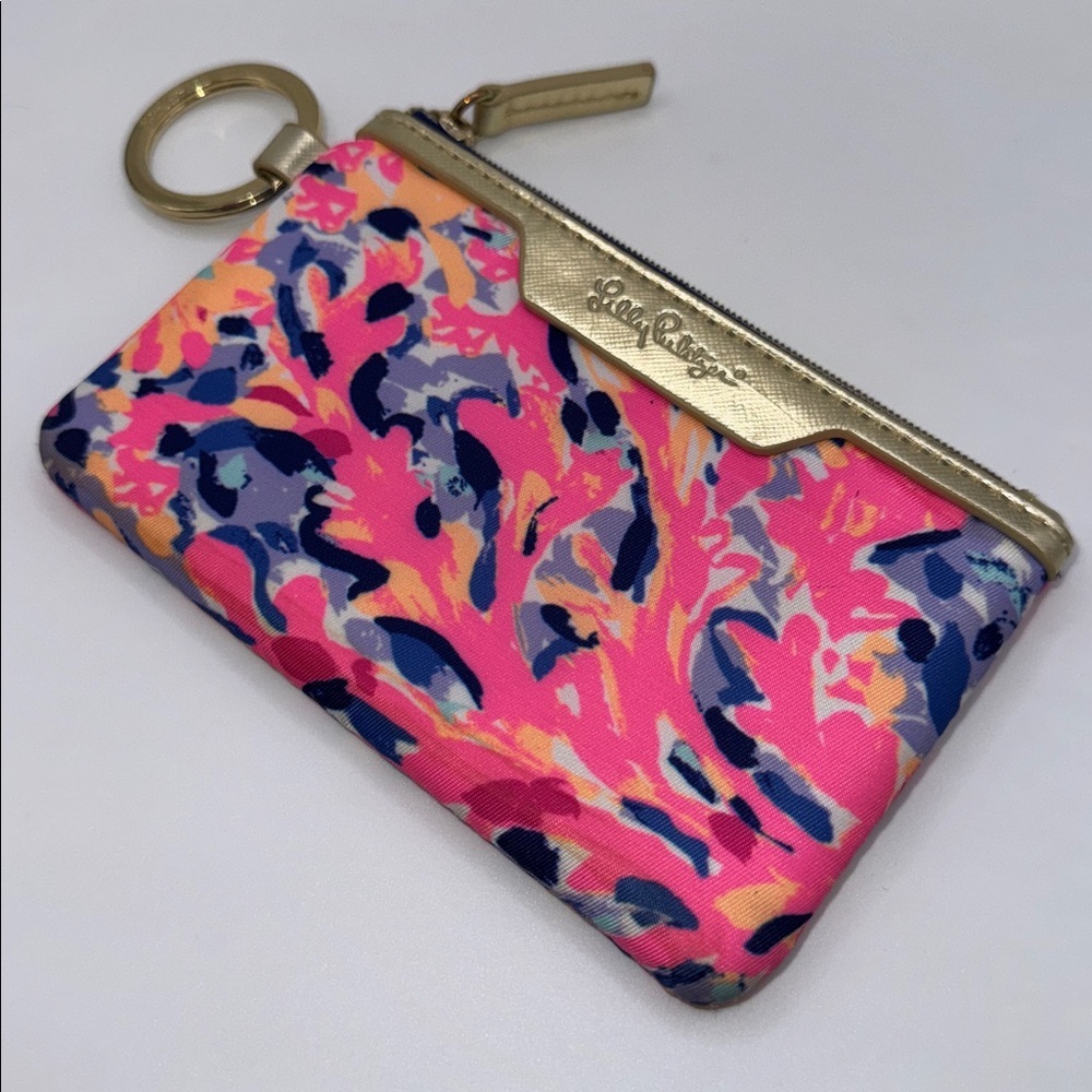 Lilly Pulitzer ID Card Holder Keychain